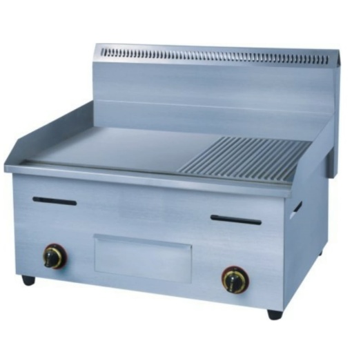 Gas Grillers Size 720mm Half Ribbed-Half Flat