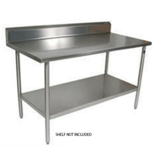 Stainless Steel Table with Splashback -2.3 metre
