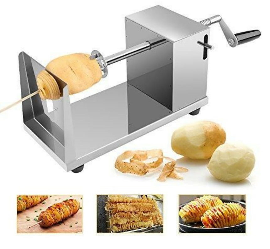 Potato Cutter Twister Spiral Stainless Steel Slicer Machine Global