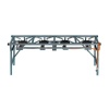 4 Burner Gas Boiling Table With Foldable Legs