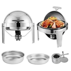 Chafing Dish Stainless Steel Round-Rolltop