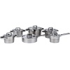 Cookware Set Totally Home Stainless Steel Heavy Base-12 Piece