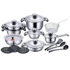 Cookware Sets Stainless Steel Heavy Duty-21 Piece