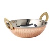 Copper Kadai Or Serving Dish-Medium