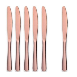Cutlery Knives Rose Gold-Pack of 6