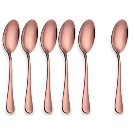 Cutlery Teaspoons Rose Gold-Pack of 6