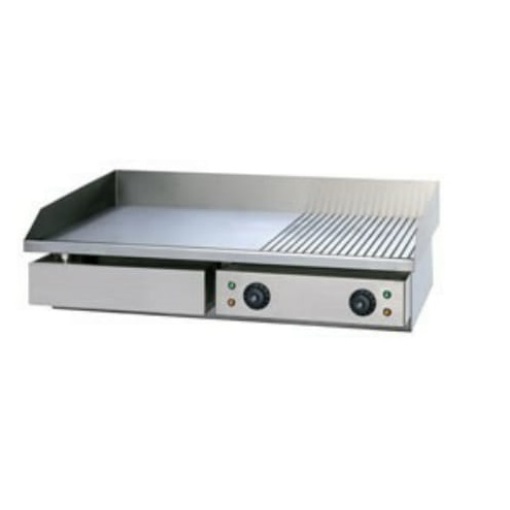 Electric Griddle Half Ribbed and Half Flat-Size 720mm