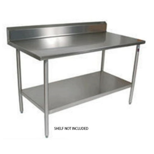 Stainless Steel Table with Splashback -1.7 metre