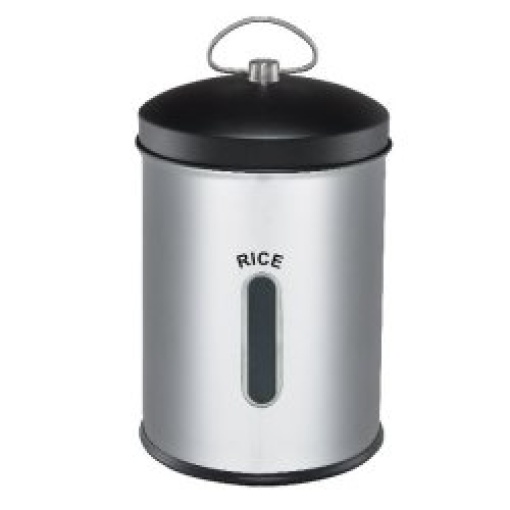 Storage Canister Stainless Steel 5 Litre-Rice