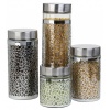 Canister Set Silver Ring Design - 4 Piece (Copy)