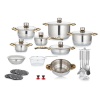 Cookware Set Mafy 30 Piece Stainless Steel Cookware Pot Set - 7 Layer Capsuled Bottom & Thermostat