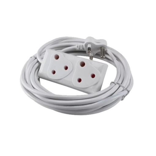 Extension Cord-5 Metre with Two-Way Multi-Plug